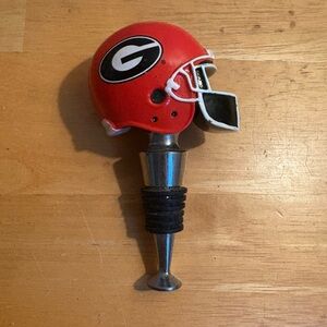 University Of Georgia Bulldogs helmet wine stopper